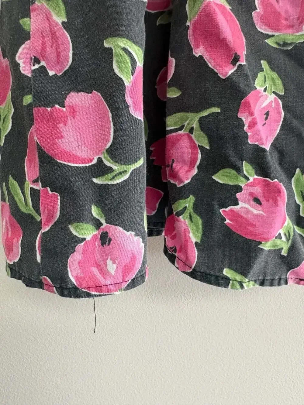 Vintage Lovey Bear Floral Peter Pan Collar Dress